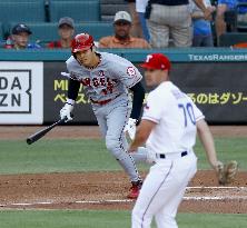 Baseball: Angels v Rangers