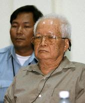 Ex-Khmer Rouge leader Khieu Samphan appears at court