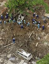 Rescue operation continues at hotel in hot-spring resort in Miyag