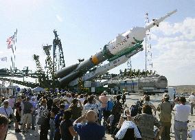 Soyuz at launch pad