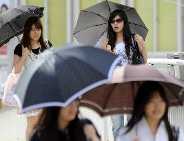 Japan going through hottest August in postwar period