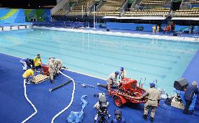 Olympics: Rio organizing committee cleans murky swimming pool