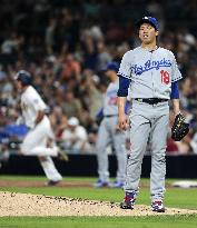 Baseball: Dodgers' Maeda takes 10th loss