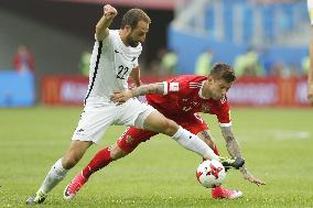 Soccer: Russia win Confederations Cup opener