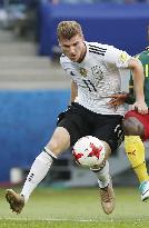 Soccer: Germany's Werner at Confederations Cup