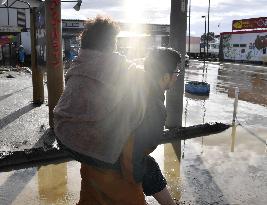 Aftermath of Typhoon Hagibis in Japan