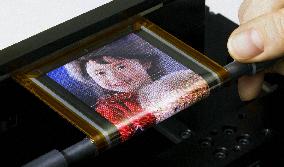 Roll-up OLED display