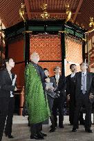 Karzai in ancient Japanese capital of Nara