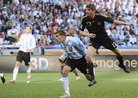 Argentina vs Germany at World Cup q'final