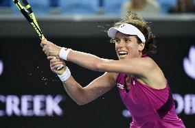 Britain's Konta continues dream run at Aussie Open