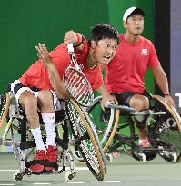 Japan pair of Kunieda and Saida defeated in wheelchair tennis semis