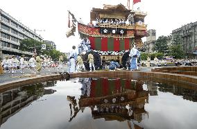 Yamahoko parade during Gion Festival in Kyoto