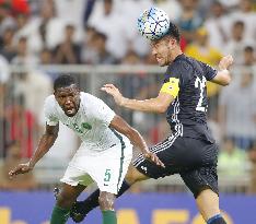 Soccer: Saudi Arabia defeats Japan