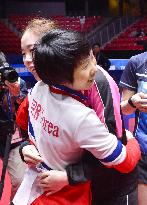 Table tennis: United Korea women's team