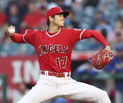 Baseball: Angels' Ohtani