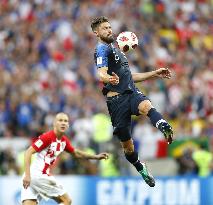 Football: France vs Croatia in World Cup final