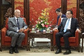 Chinese Premier Li and WIPO Director General Gurry