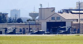 U.S. Ospreys at Yokota base