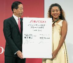 Tennis: Naomi Osaka as Shiseido brand ambassador