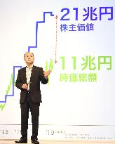 Softbank earnings announcement