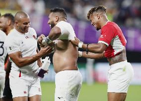 Rugby World Cup in Japan: England v Tonga