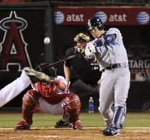 Seattle Mariners' Jojima homers against L.A. Angels