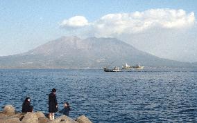 (2) Sakurajima volcano