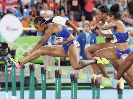 Olympics: Rollins leaps to gold in women's 100m hurdles