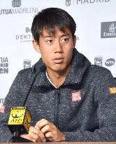Nishikori drops out of Madrid Open