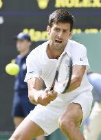 Djokovic advances to Wimbledon 2nd round