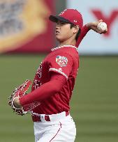 Baseball: Ohtani at Angels spring training