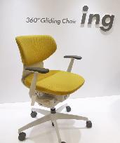 Kokuyo's 360 degree gliding chair