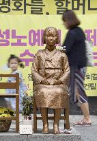 Comfort woman statue in Seoul