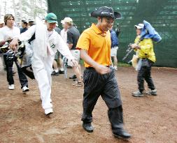 Katayama drops to 31st at weather-hit Masters