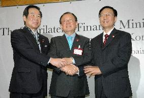 Japan, China, S. Korea to launch finance consultation body