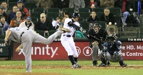 Ichiro plays against Tampa Bay