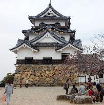 Seismic diagnosis to be conducted on Hikone Castle