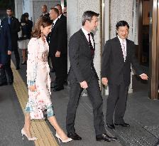 Denmark's crown prince, crown princess in Tokyo