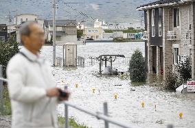 Typhoon floods