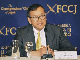 Ex-Cambodia National Rescue Party President Rainsy