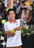 Tennis: Nishikori at Italian Open
