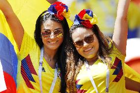 Football: Colombia vs Japan at World Cup