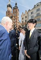 Japan's crown prince in Poland
