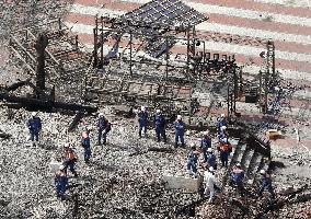 Fire at Shuri Castle in Okinawa