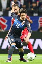 Japan's Yamaguchi suffers facial injury in a game against Syria