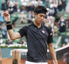 Nishikori defeated in French Open 4th round