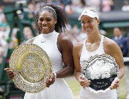 S. Williams defeats Kerber to win seventh Wimbledon title