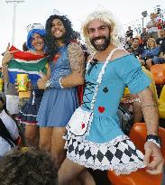 Olympic scenes: Cosplayers at rugby sevens