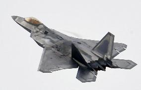 U.S. F-22 stealth fighter in South Korea