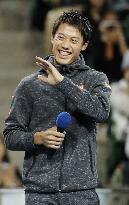 Nishikori at charity event